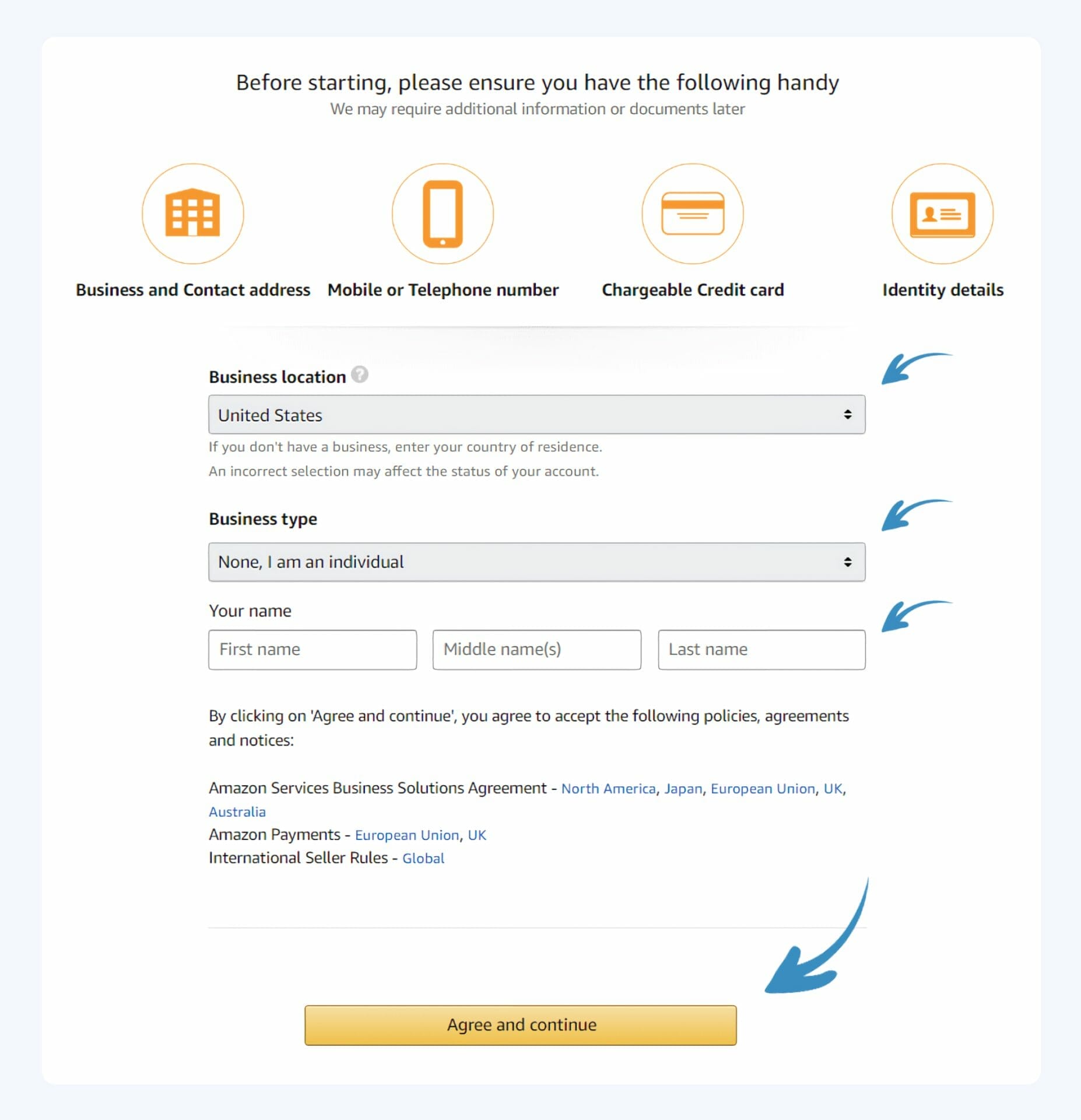 amazon seller central