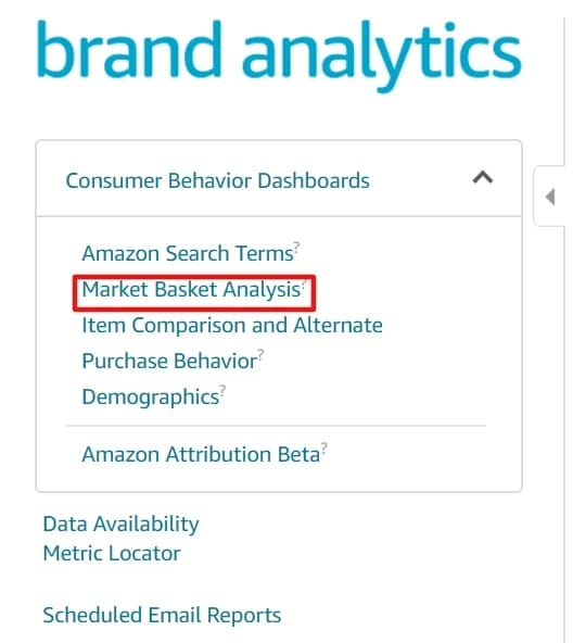 amazon search analytics