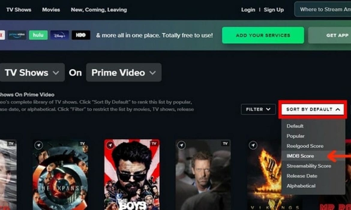 How to Rank Movies and TV Shows on Amazon Prime