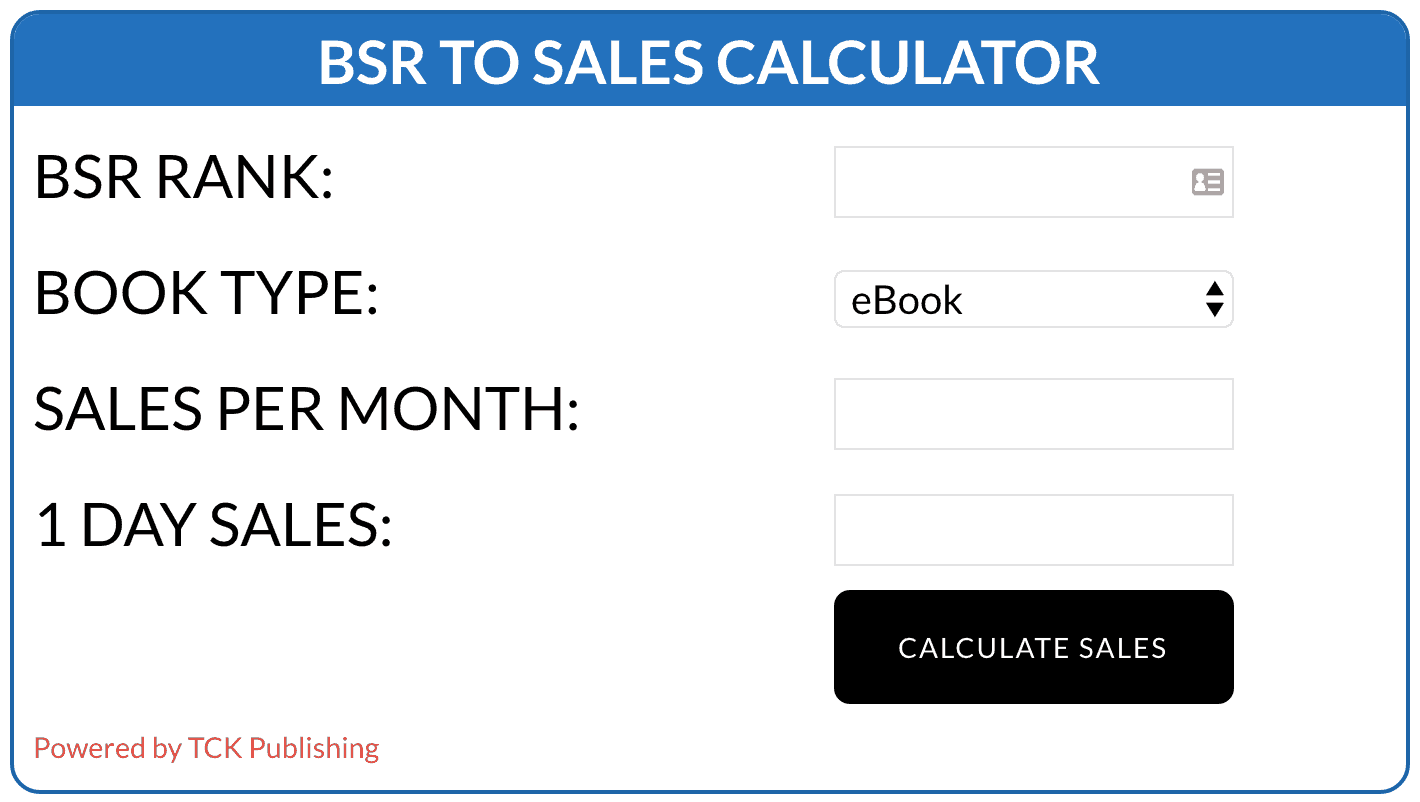 amazon rank calculator