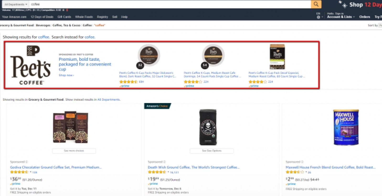 Amazon Sponsored Brands